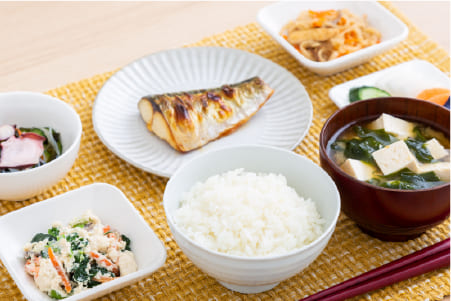 バランスの取れた食生活